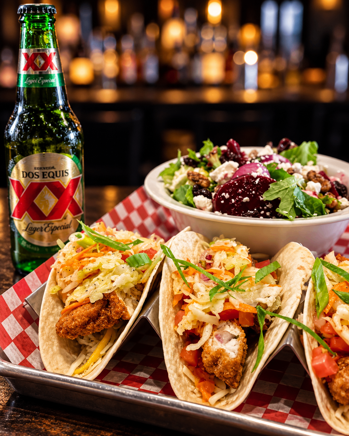 Eastwood's tacos and salad